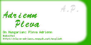 adrienn pleva business card